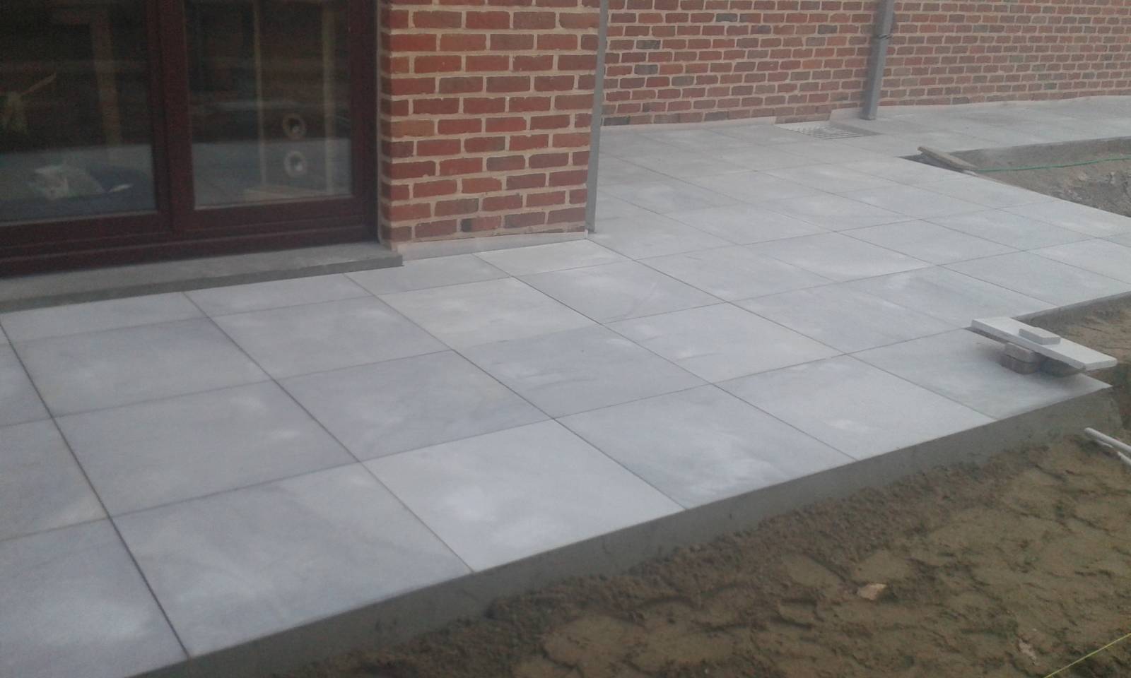 aanleg terras