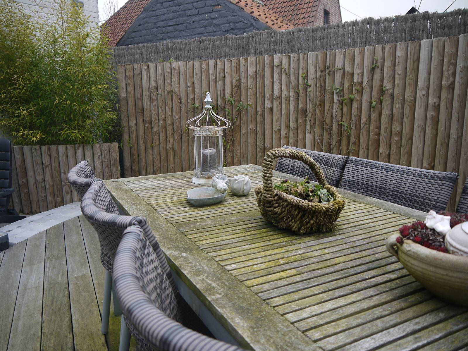 Tuin en terras te Menen