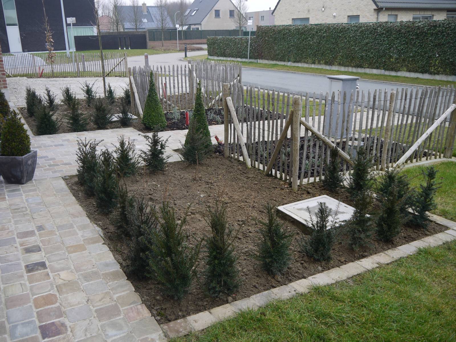 Aanleg tuin en terras te Menen