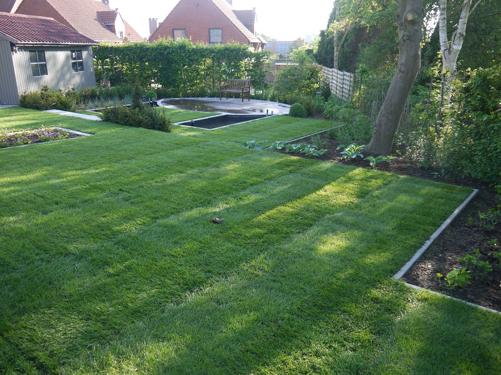 Tuin en terras te Bellegem