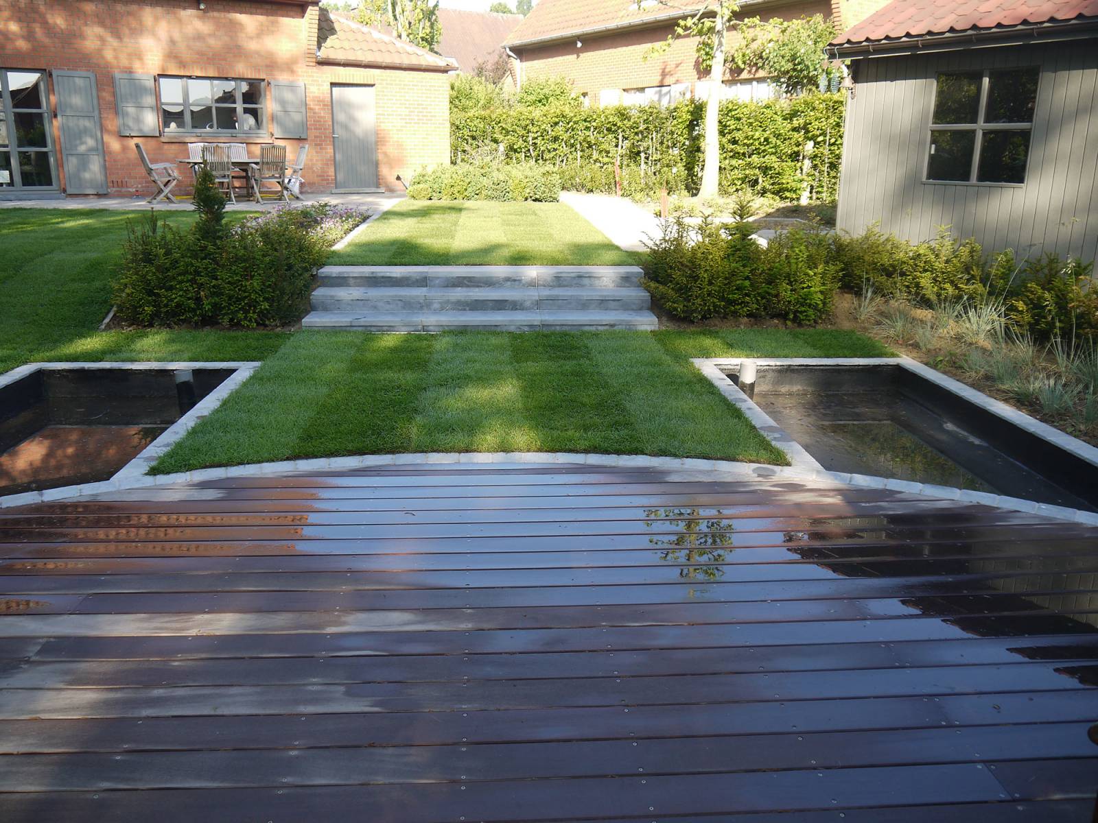 Tuin en terras te Bellegem