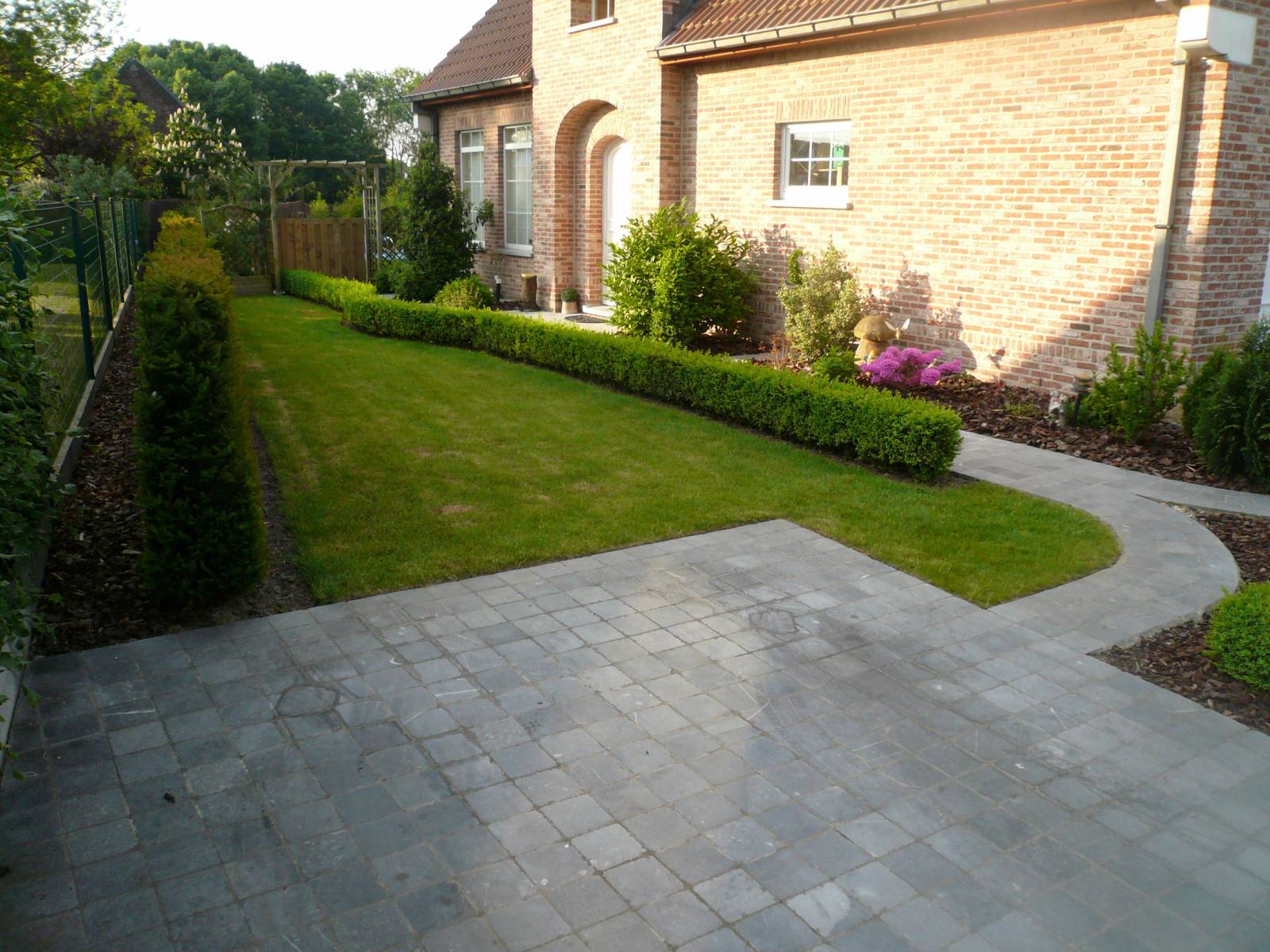 Tuin en terras te Moeskroen