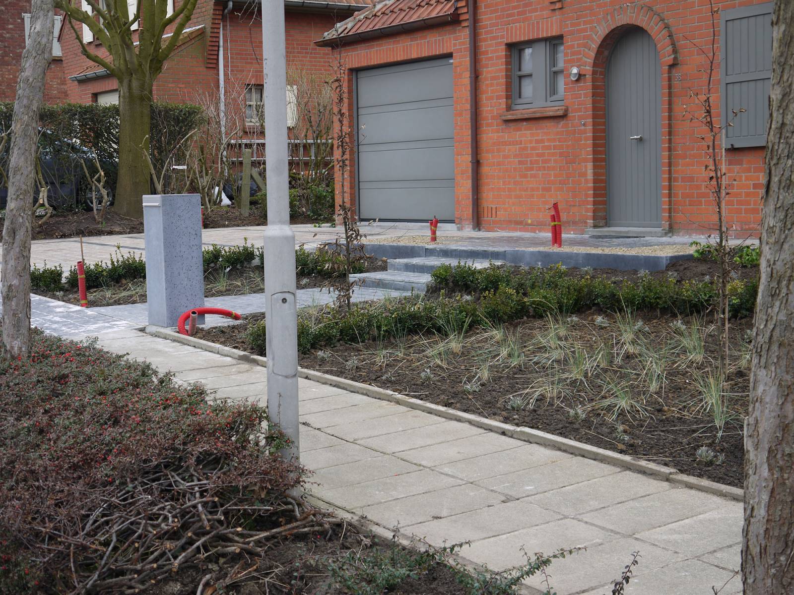 Aanleg tuin en terras te Bellegem